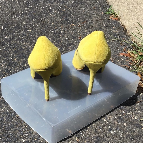 Rachel Roy lime green high heels brand new size 9 - Picture 2 of 5